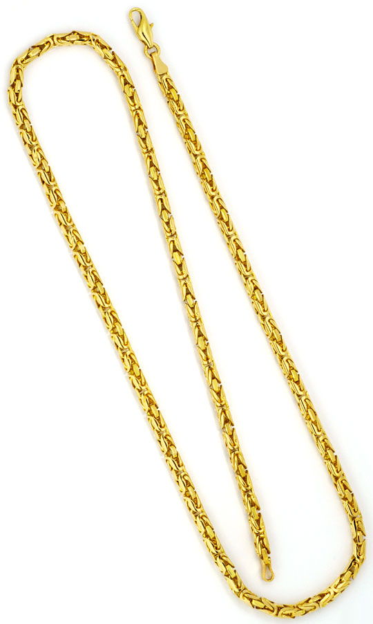 Foto 3 - Königskette Goldkette Gelbgold, Selten Rund geschliffen, K2264
