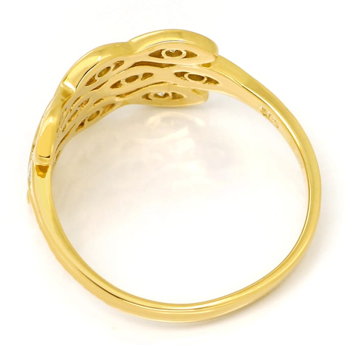 Foto 3 - Ring mit 0,35ct eingespannten Brillanten 585er Gelbgold, R9951