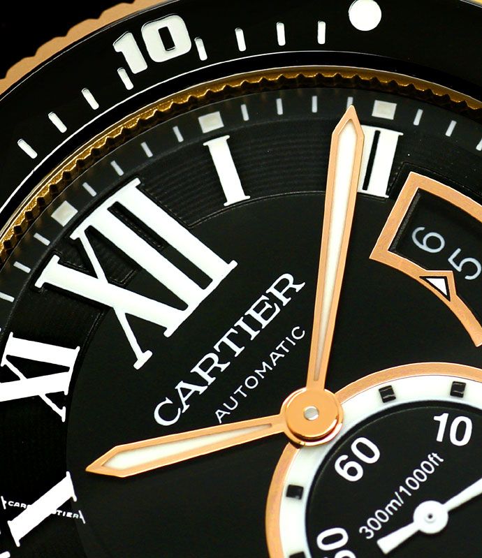 Foto 3 - Calibre de Cartier Diver Rotgold Taucher Uhr UNGETRAGEN, U2477